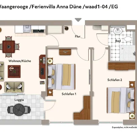 Ferienvillen Anna Duene Ferienvillen Anna Duene 1-04 Apartmán *
